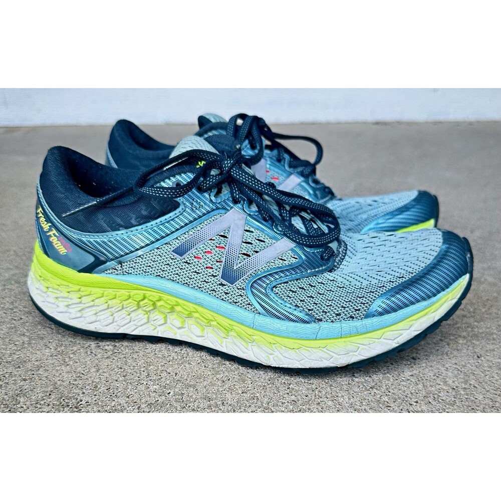 New Balance Fresh Foam 1080v7 Electric Blue Mesh Lace-Up Running M1080BY7